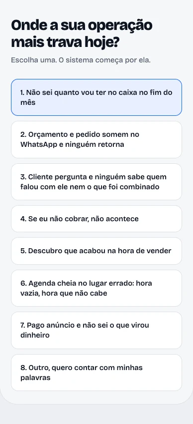 Você aponta a dor